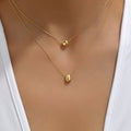 Water Drop Double Layer Necklace