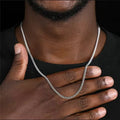Silver Cuban Chain Necklace
