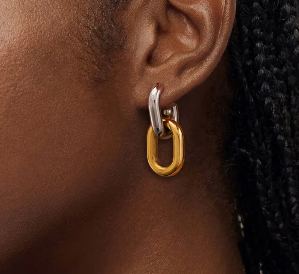 Noir & Or Earrings