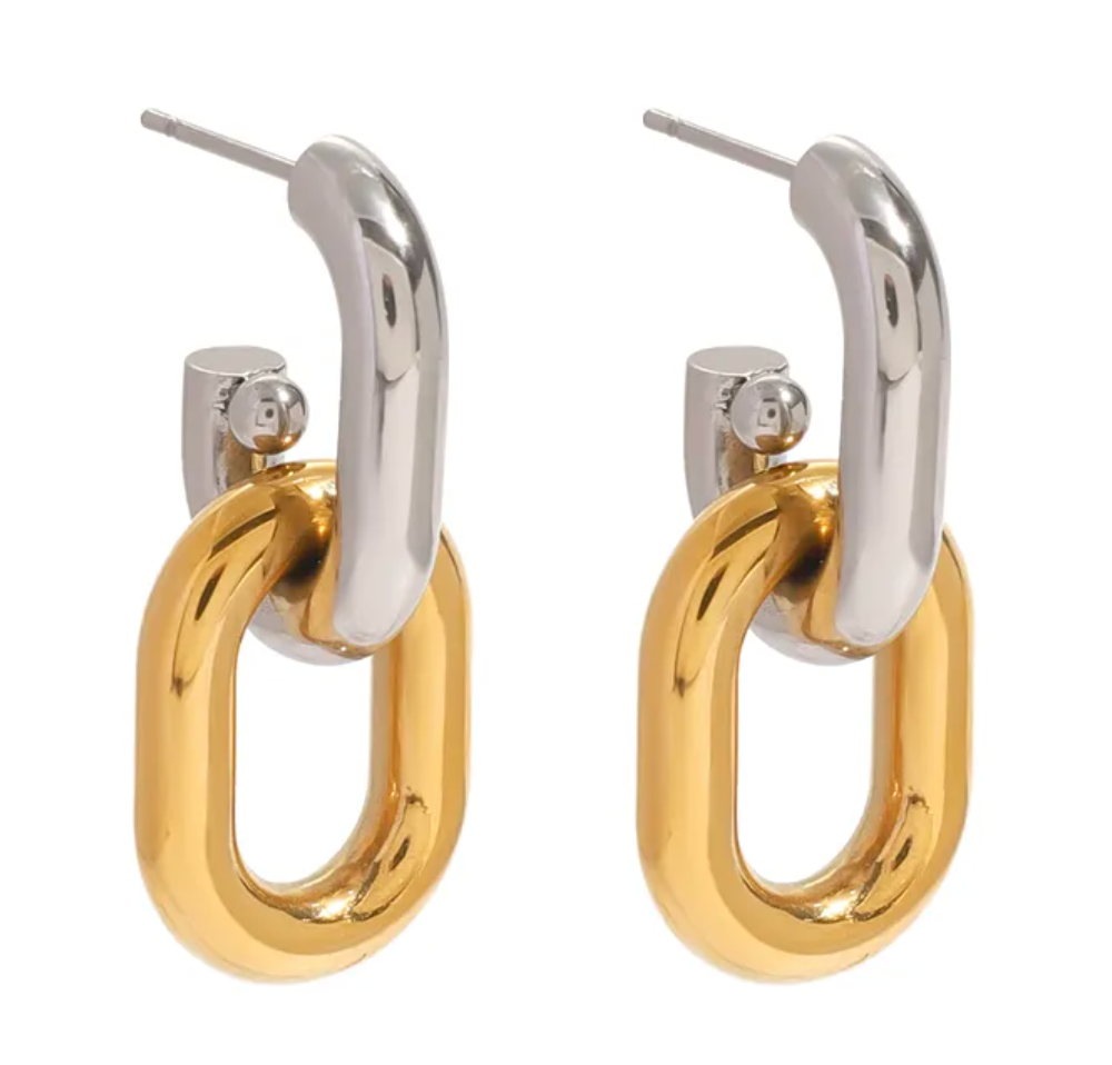Noir & Or Earrings