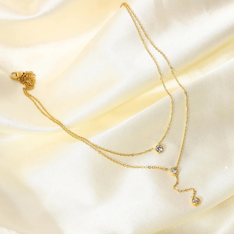 Duo Drop Necklace