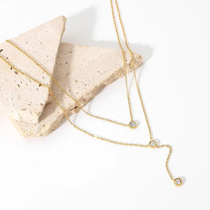 Duo Drop Necklace